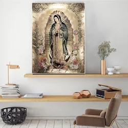 Virgin of Guadalupe Diamond Painting Full Diamond Embroidery Mosaic Cross Stitch Immaculate Mary Home Decor New Arrival