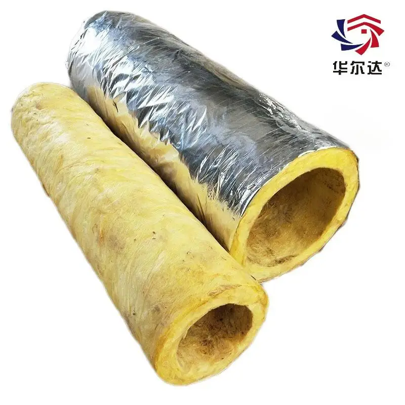 Glass wool pipes are directly sold by glass wool manufacturers, with excellent fire resistance, thermal insulation, and high qua