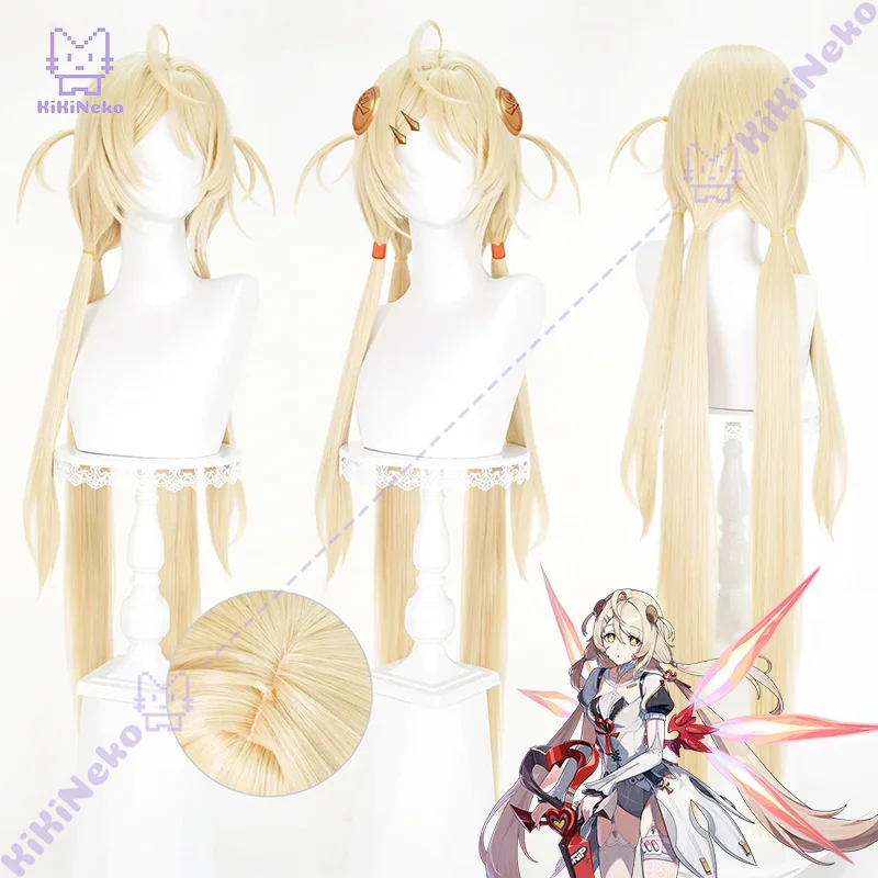 Game Zenless Zone Zero Phoenix Reffaella Cosplay Wig Scalp Top Duckbill Clip Ahoge For Halloween Comicon Party Adult Women Men