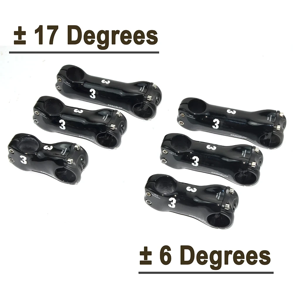 أعلى العلامة التجارية الكربون جذع دراجة الطريق دراجة الجذعية T800 ألياف الكربون الجبلية الجذعية زاوية سوداء 6/17 ° أجزاء الدراجة بقطر 28.6 ملم #6