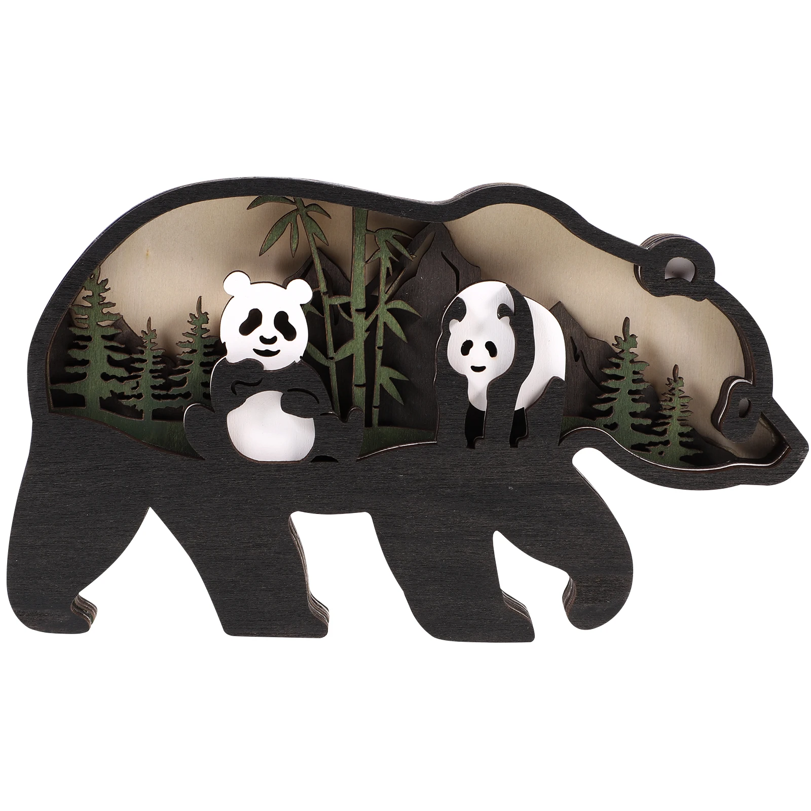 

Wooden P nament Boxwood Carving Elegant Animal Wooden nament Figurines HomeDecoration Modern Atmosphere