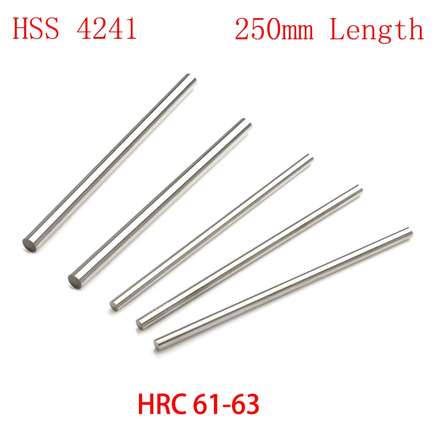 

25mm 30mm 35mm OD 250mm Length HSS W4241 HRC61-HRC63 Jobber Drill Bit Boring Out Round CNC Cutting Turning Lathe Tool Bar Rod