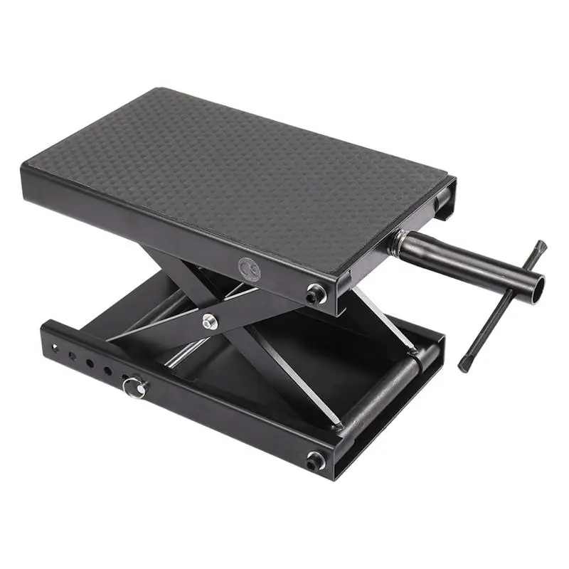 Motorcycle Scissor Lift Jack 1100 Lbs Wide Deck Hoist Stand Motorcycle Lift Table Scissor Jack Wide Deck Hoist Stand Center