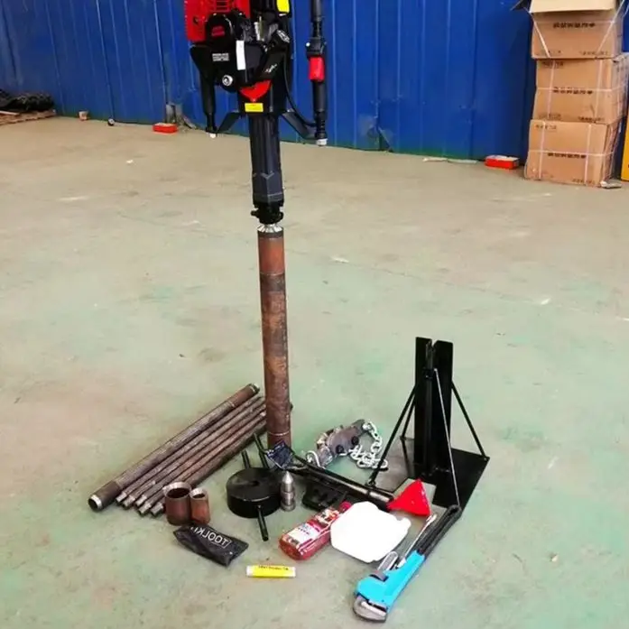 

Customized Multi-Scene Backpack Drill Rig Petrol Diesel 15-Meter Soil Rock Concrete Single-Operated Lightweight Accurate Tool