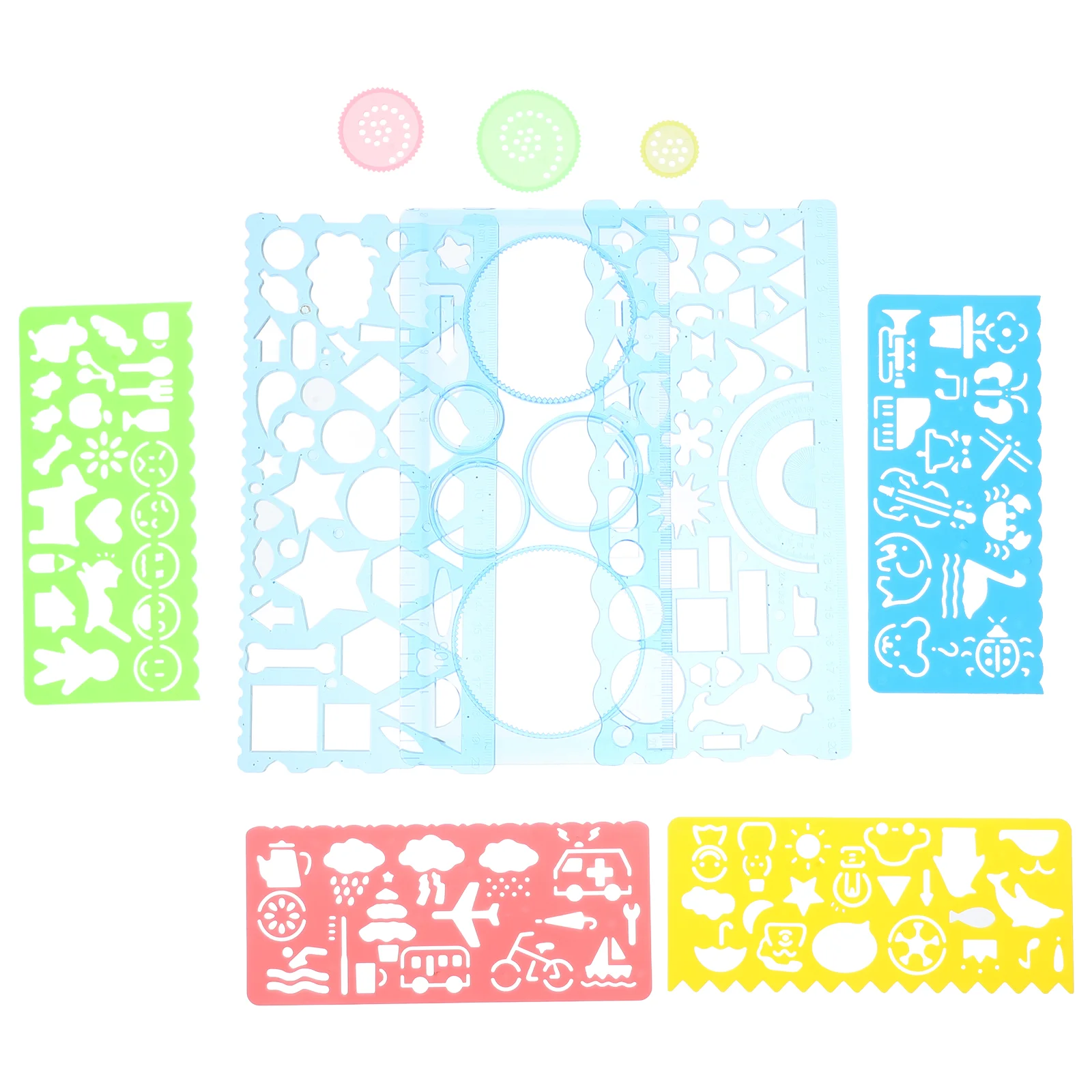 Drawing Stencils for Adults Multifunctional Ruler Template Tool Architecture Supplies Tape Measure