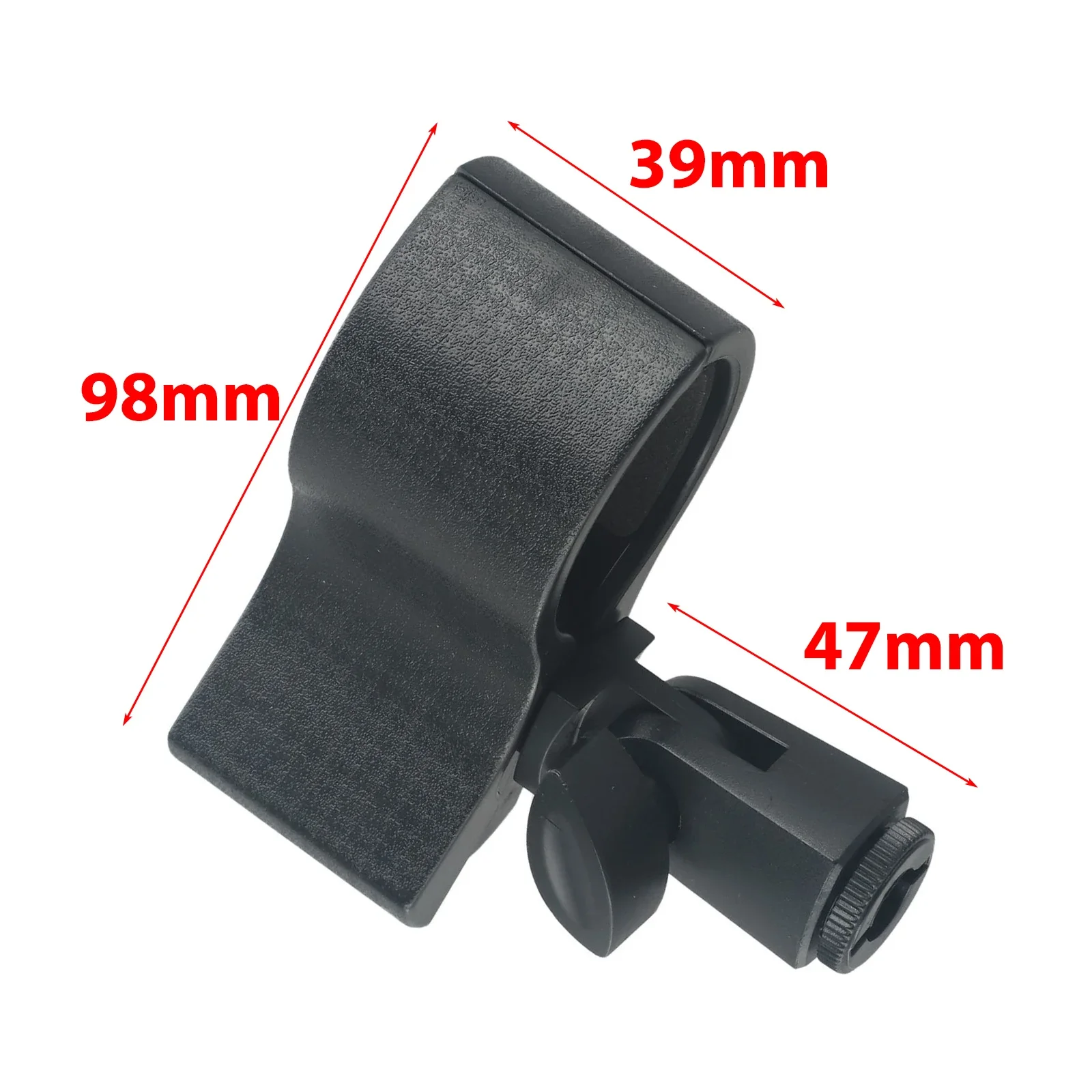 Clamp Microphone Clip Large Conferences Flexible For 3.2-6.8CM Mic Large With 3/8 Adapter 180° Rotation Brand New