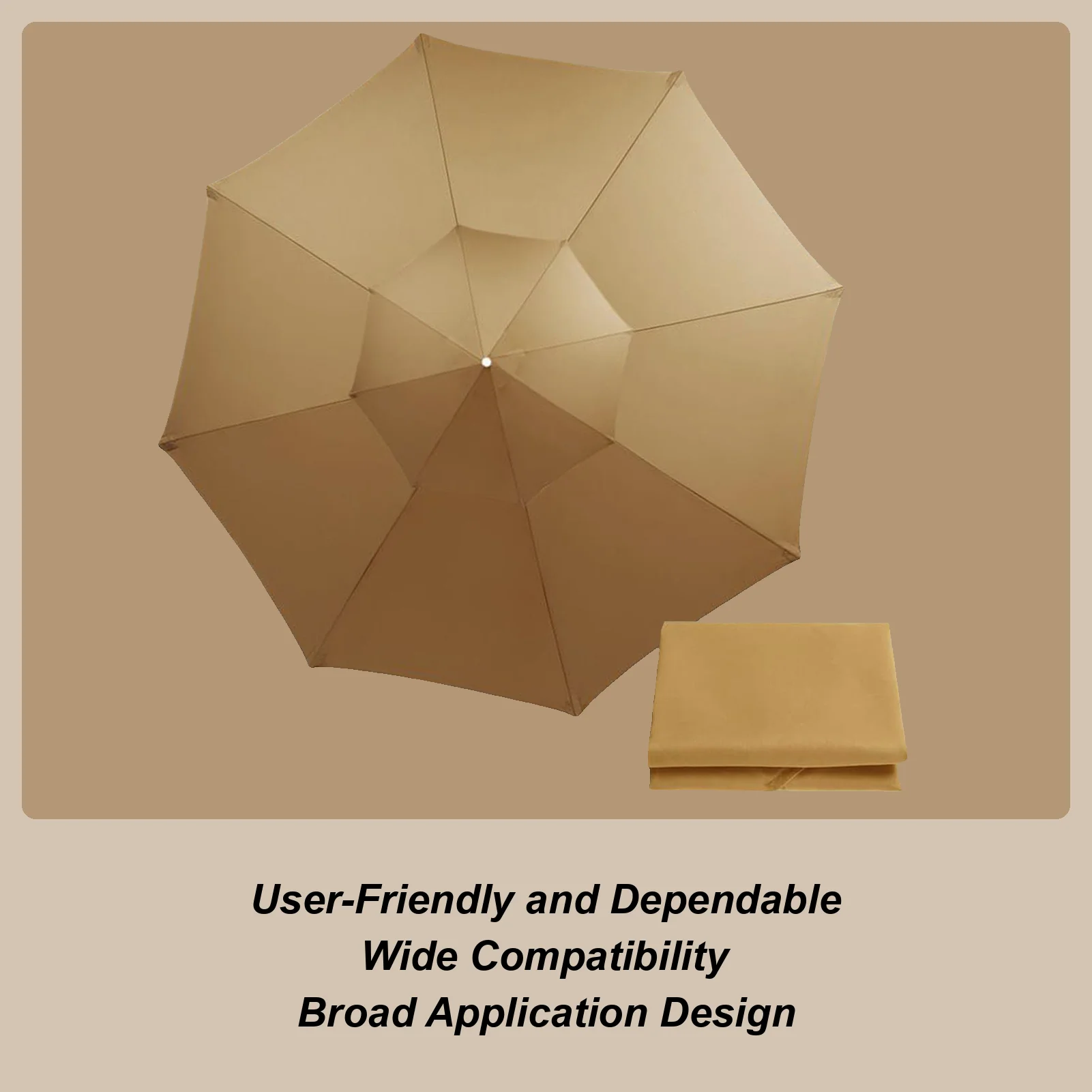 2.7/3meter Parasol Replacement Cloth Outdoor Garden Banana Umbrella Cover Waterproof Sunshade Canopy For 8 Ribs Parasol