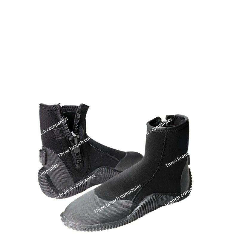 5mm Diver Boots Warm Non-Slip Beach Shoes Gaobang Deep Diving Snorkeling Wading Sea Anti-Cut Cold-Proof Dive Boots