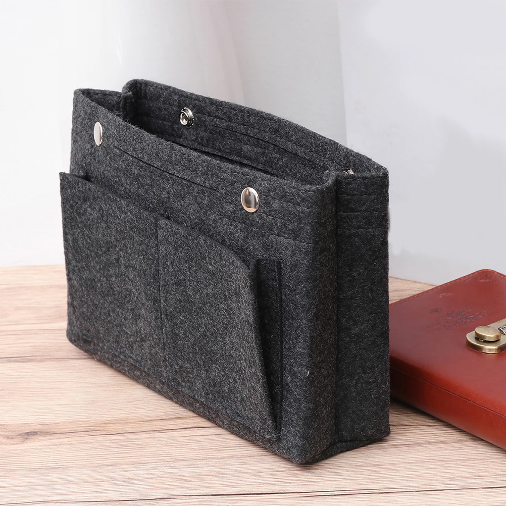 

Felt Toiletry Portable Cosmetics Makeup Makeup Storage Compact Portable Wash Travel Storage Bag