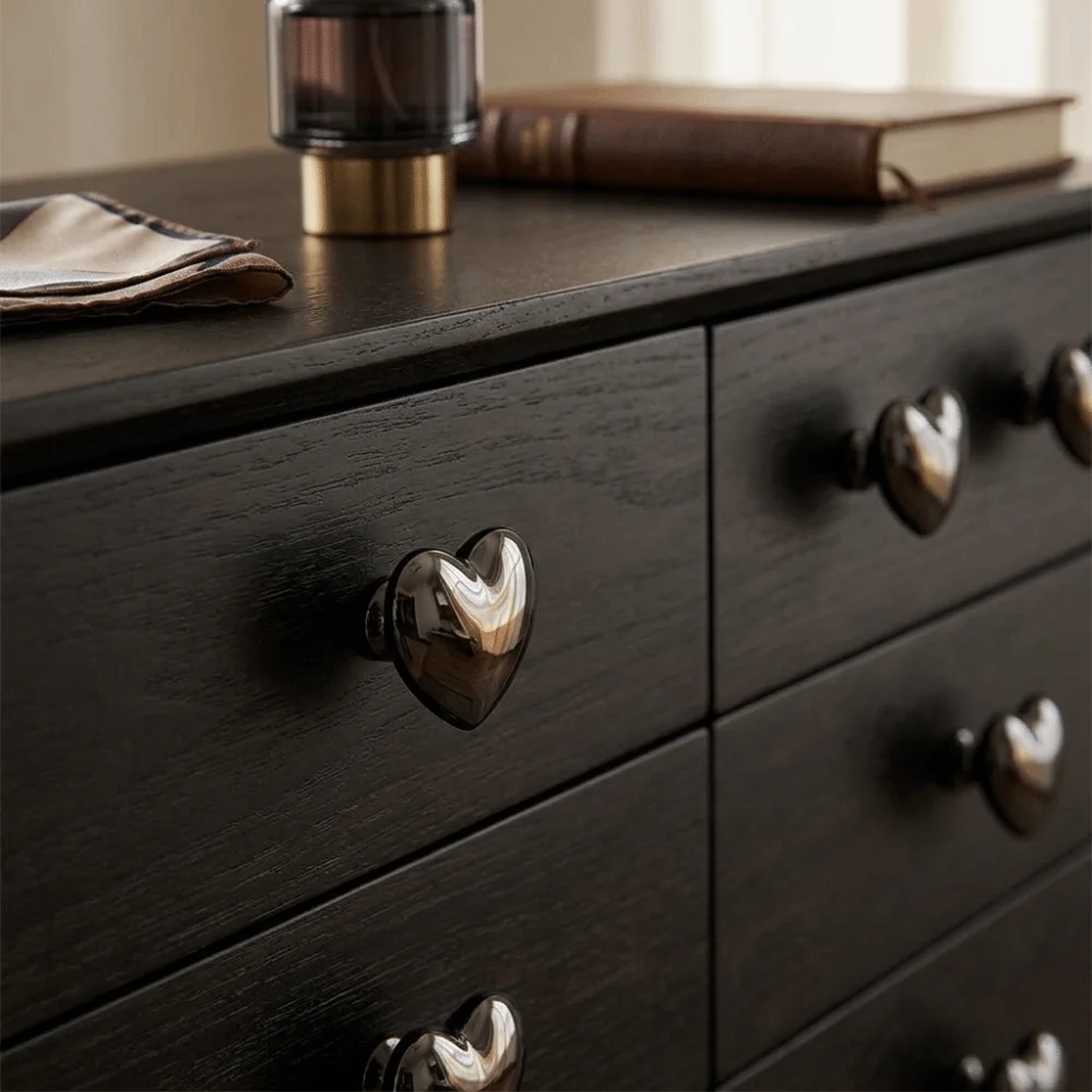 Brushed Chrome Gold Cabinet Knob Modern Minimalist Solid Structure Furniture Knob Single Hole Mounting Smooth Hand Feel