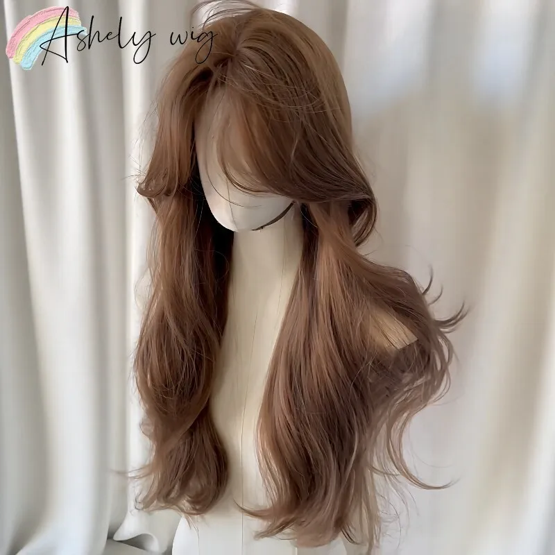 Honey Brown Wig for Women 26inch Long Body Wavy Hair Wig High Temperature Fibers Nature Looking Cosplay Synthetic Wigs for Daily