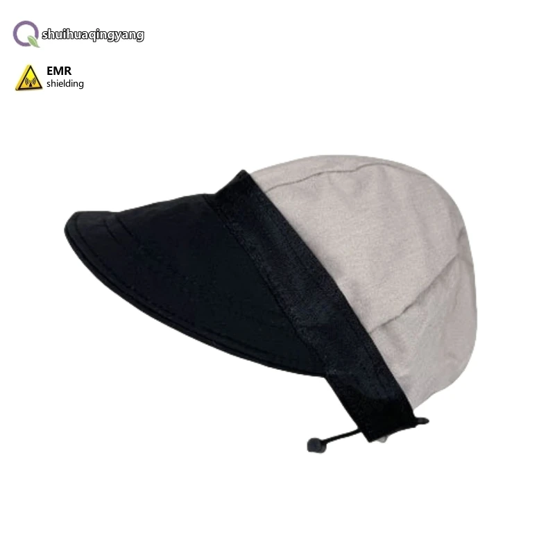 Electromagnetic radiation protective metal fiber/3D 100% silver fiber lined baseball hat Cell phone EMF shielding sun-proof hats