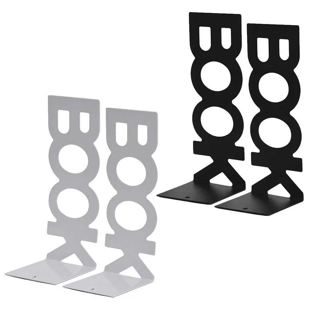 4pcs-polished-metal-bookends-hollow-design-smooth-burr-free-surface-book-ends-for-shelves-books-magazines-cds-records-file