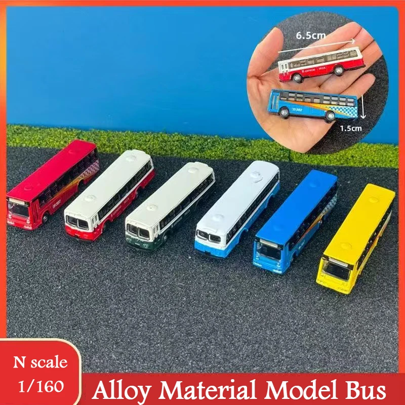 

1/64 Scale Bus Model 1/160 Scale Road Scene Bus Landscape Scale Train Railway Scene Layout