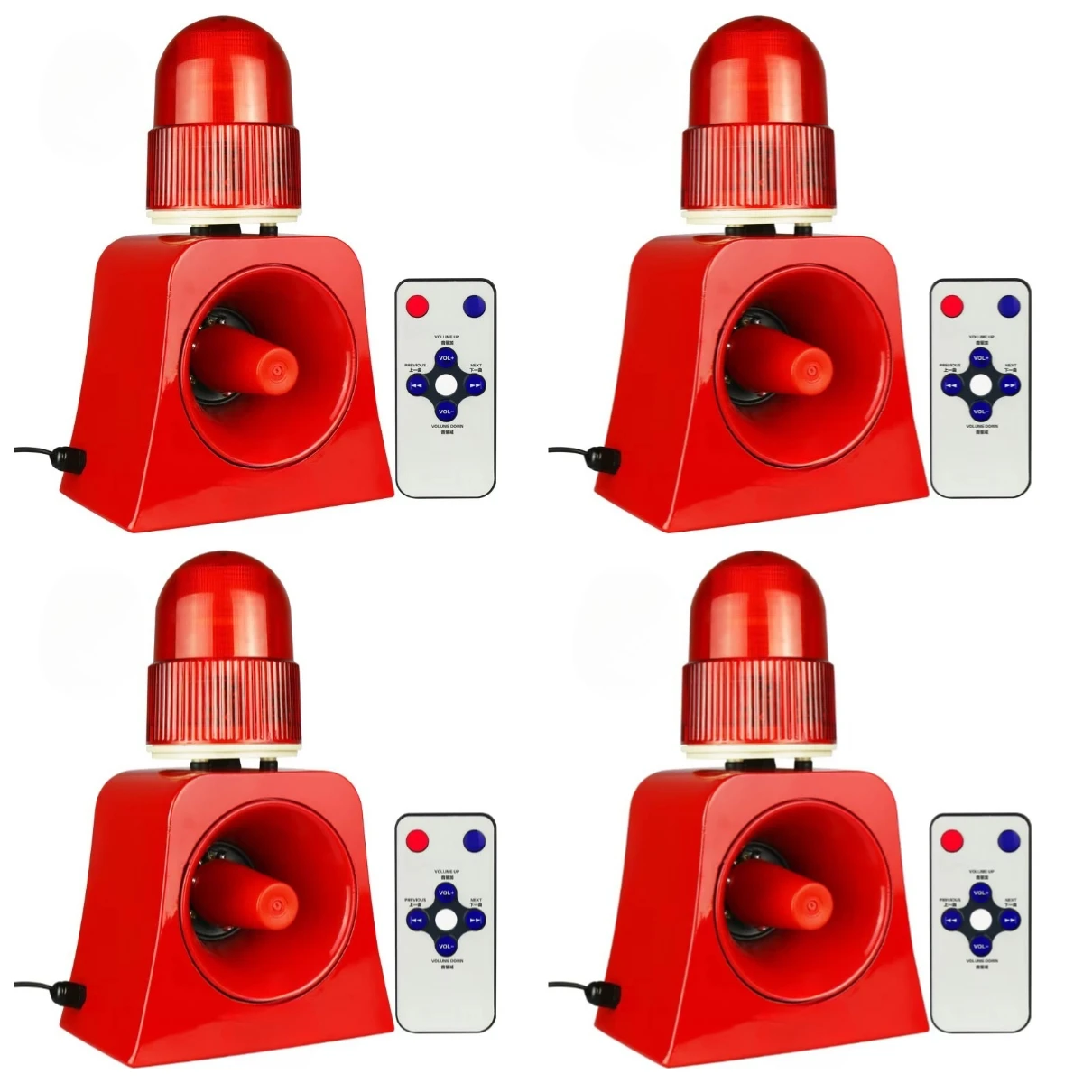 

SF-503 Industrial Warning Alarm 120dB High Decibel Outdoor Siren Horn with Strobe Light USB Customizable DC12V/24V AC220V