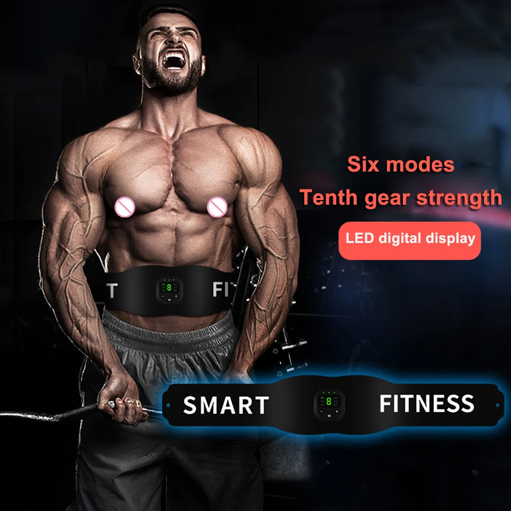 

Abdominal Exercises Belly Weight Loss Smart Slimming Waist Band Exercise Massager Body Shaping Rechargeable Gym Fitness Equiment