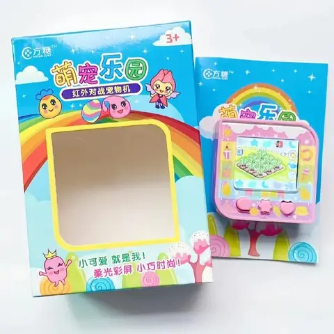 New Arrival Tamagotchi Original Sugar Cube Electronic Pet Machine Game Console Chinese Color Screen Model Toy Kid Pet Xmas Gifts