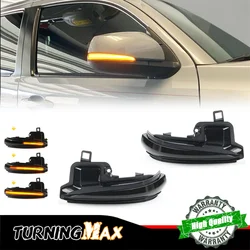 Sequential Amber LED Car Front Side Mirror Turn Signal Lights For Toyota Tacoma RAV4 Alphard Vellfire Highlander For Lexus LM