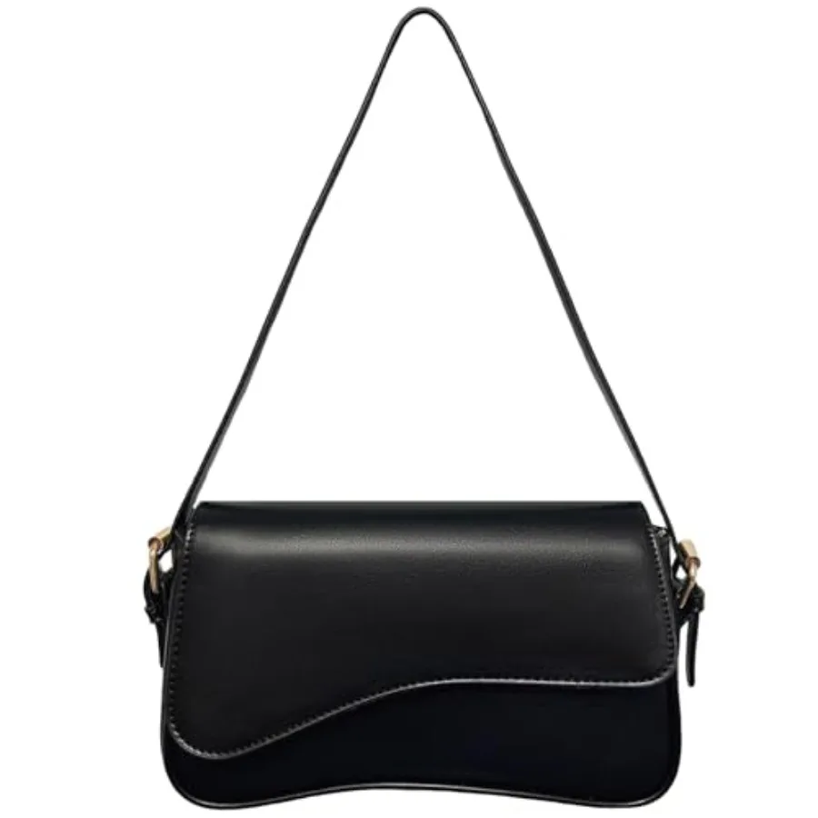 

2025 Shoulder Bag for Women PU Leather Shoulder Purse Tote Bag Crossbody Purses for Women Trendy with 2 Removable Straps