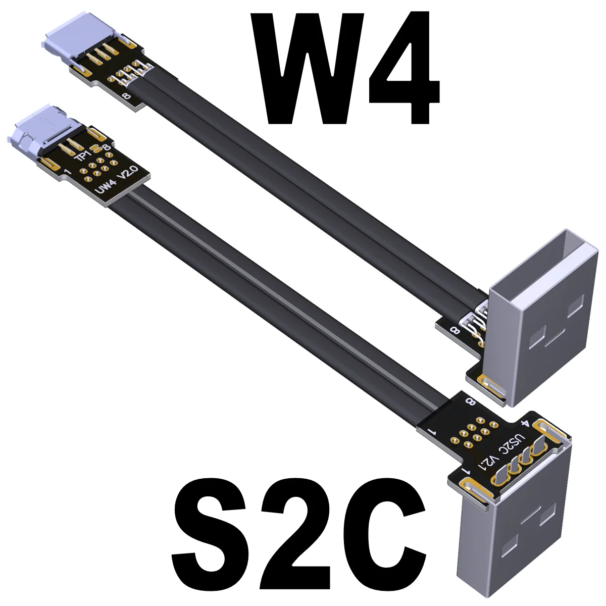 พับข้อศอก USB 2.0ประเภท-A ถึง Micro-B OTG Extension สายริบบิ้นชายหญิง FPV Slim Flat ชาร์จสำหรับกล้องอุตสาหกรรม HDD