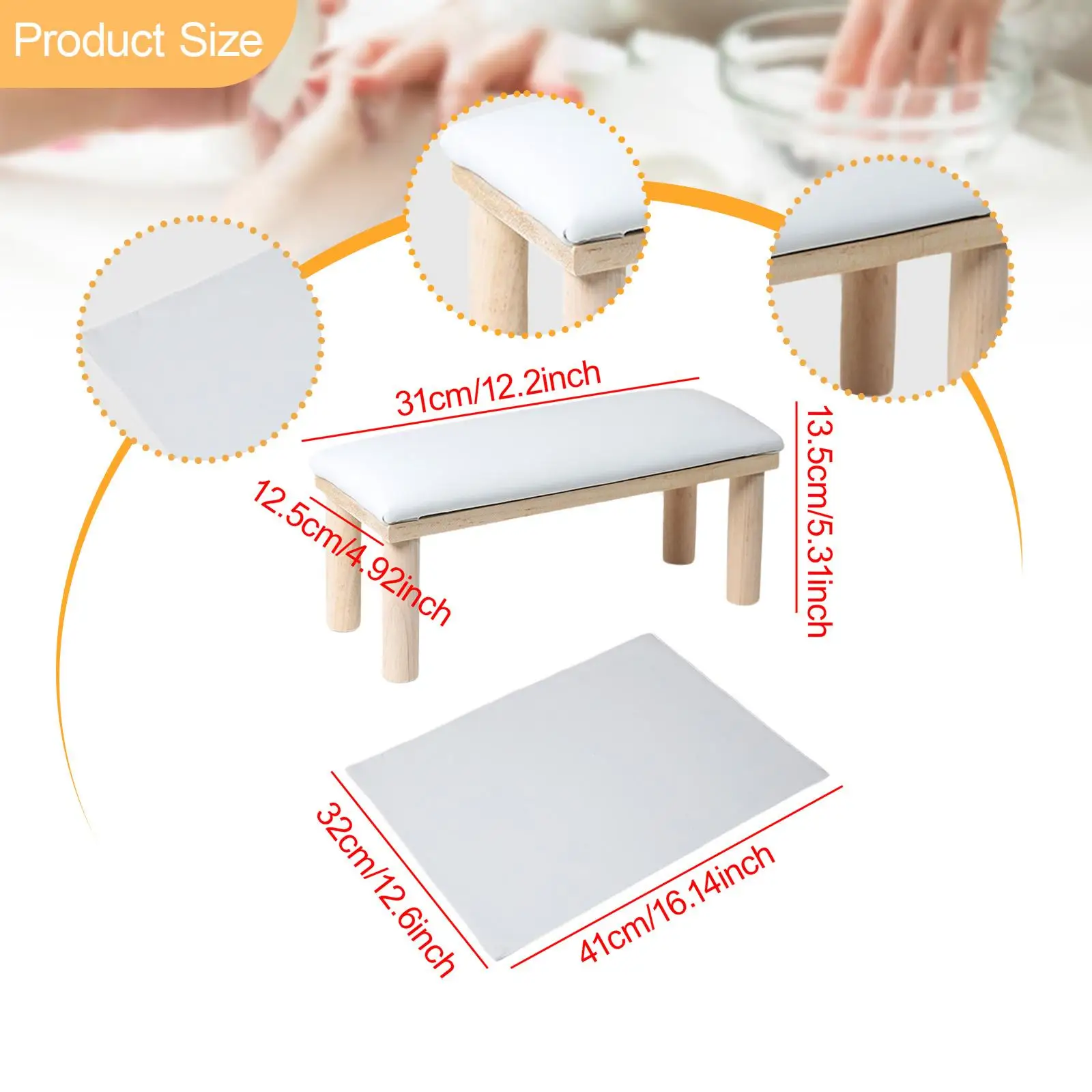 Repose-bras pour ongles, oreiller de manucure professionnel, coussin de main, repose-main de manucure