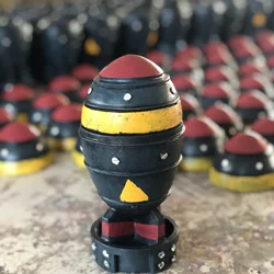 Mini Nuclear Bomb Change Can Game Peripheral Ornaments Creative Desktop Resin Missile Sculpture Storage Ornaments