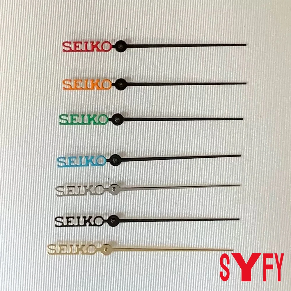 12.5 مللي متر إبرة ساعة الأيدي الثانية الذهبي فضي أسود أحمر أخضر أزرق صالح سيكو NH35 NH36 ساعة يد تعمل بالحركة تعديل الملحقات