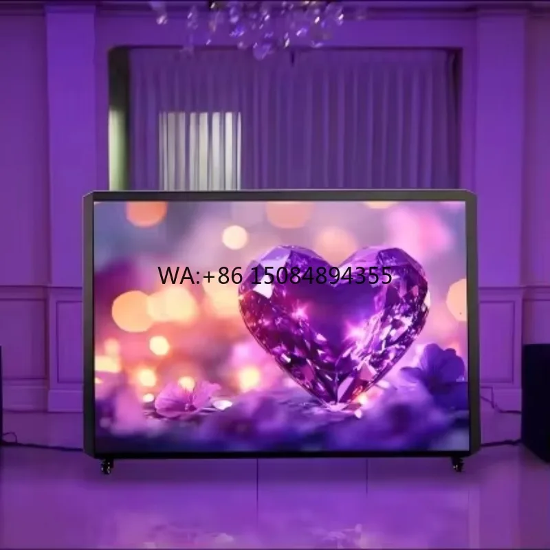 

Custom Dj Booth Led Screen Night Bar LED Dj Booth Stand Full Color Electronic Music Festival Night Bar Dj Booth Led Display