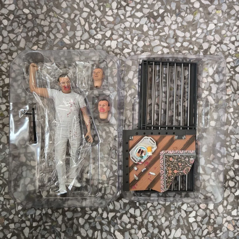 NECA Hannibal Lecter The Silence of the Lambs Figurka Akcji Anime Horror Kolekcja Zabawek Model Prezent na Święta Bożego Narodzenia 20cm Figurka Neca