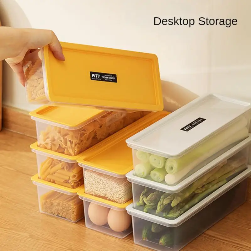 Storage Box Easy To Store Sealed Freshness Actual Save Time Innovative Innovative Design Noodle Storage Container Organizing Box