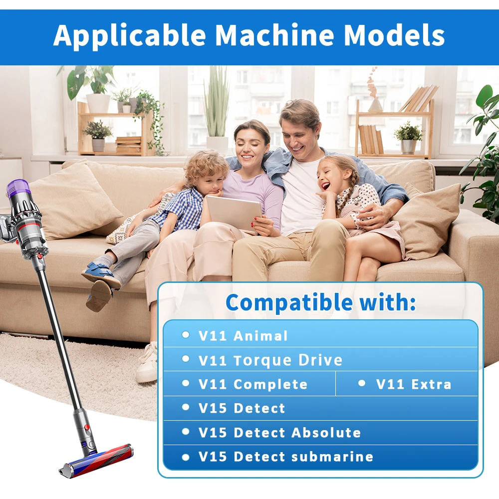 مرشح خلفي منظف لـ Dyson V11 Animal / V11 Torque Drive V15 مكانس محمولة قطع غيار أدوات تنظيف الترشيح الخلفي الإعصاري #2