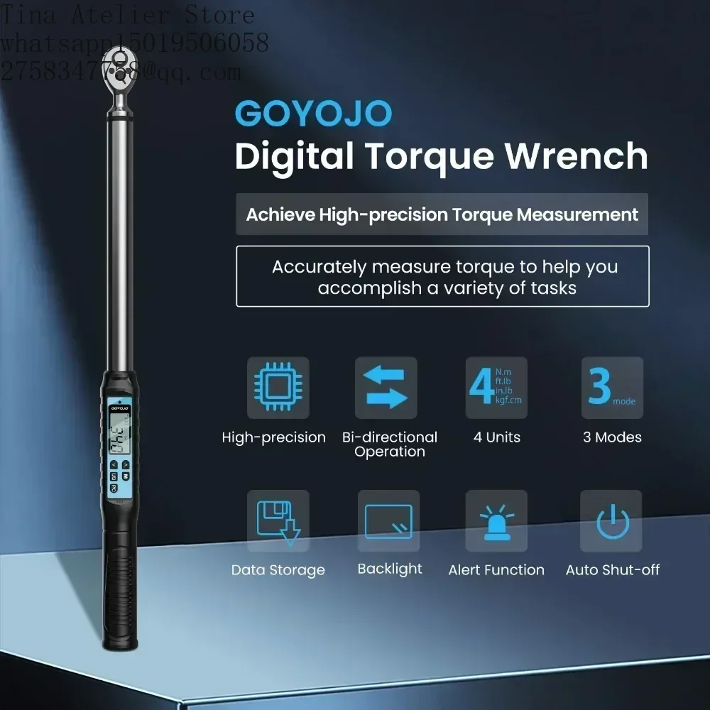 GOYOJO Professional Digital Torque Wrench 1/2\