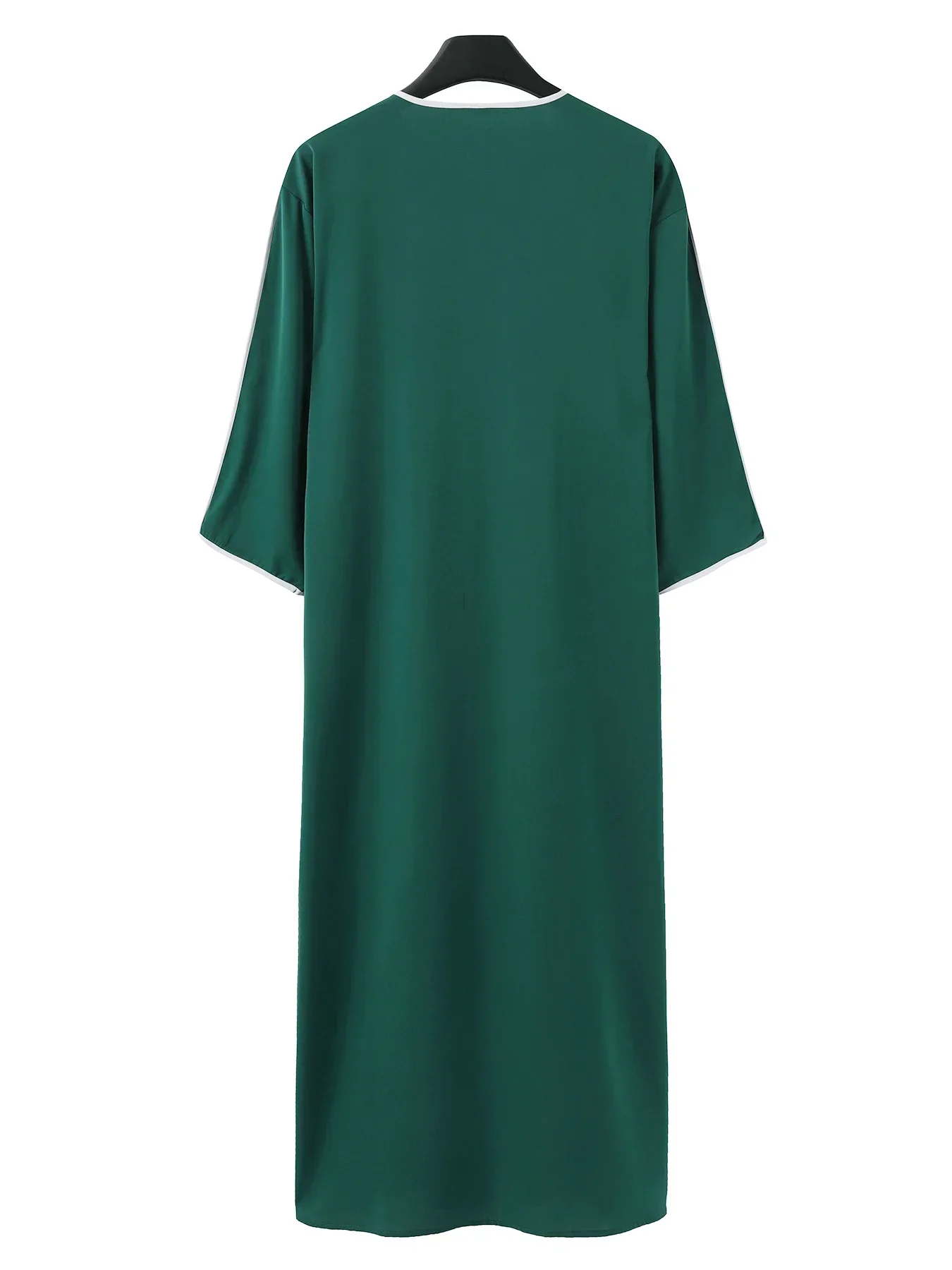 Neue 2025, muslimische Mode-Abayas für Männer, Patchwork-Stickerei, lange Robe, saudi-arabischer Kaftan, männlicher Jubba-Thobe, islamische marokkanische Abaya