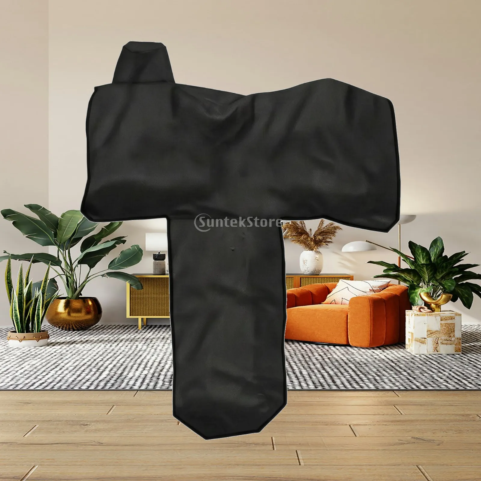 Western Saddle Cover Long-Lasting Western Horse Saddle Cover Secure-Fit Slim-Fit for Equestrians, Tack Room, Barn