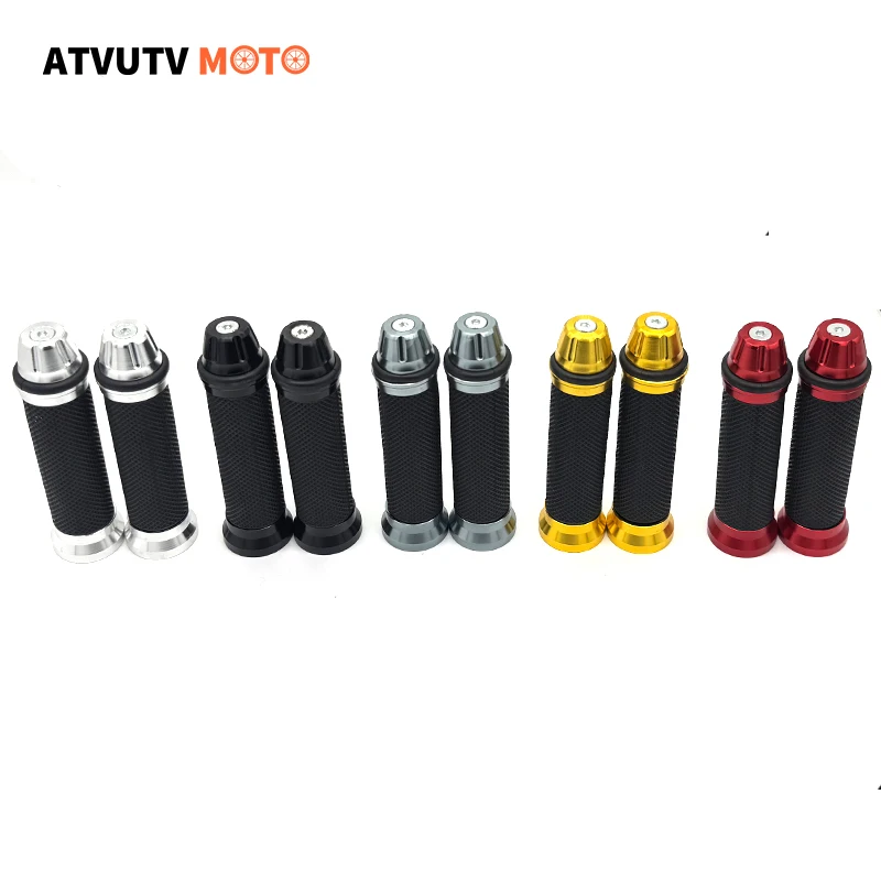 Universal 7/8 "22mm Motorrad Griffe Gummi Lenker Tempomat Grip Für Honda Kawasaki Yamaha Motocross Motorrad Roller