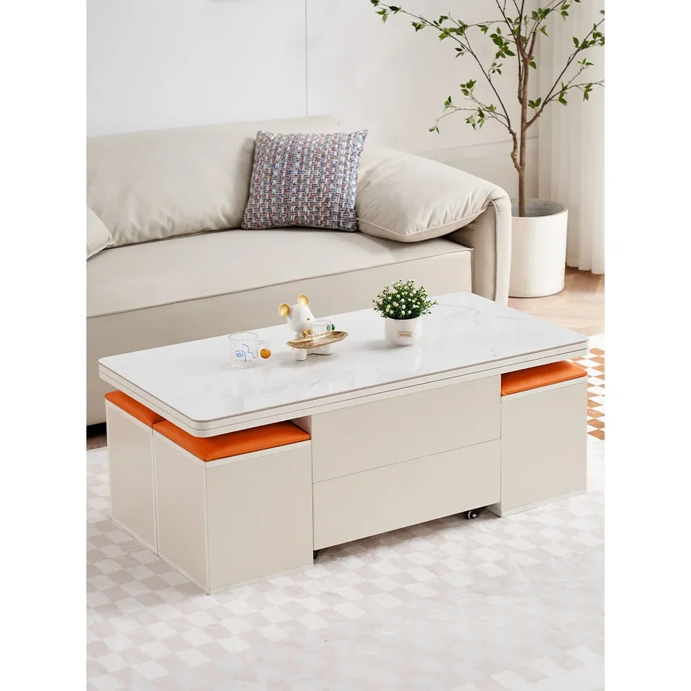 

coffee table, dual-purpose living room household small unit, 2-in-1 folding and moving