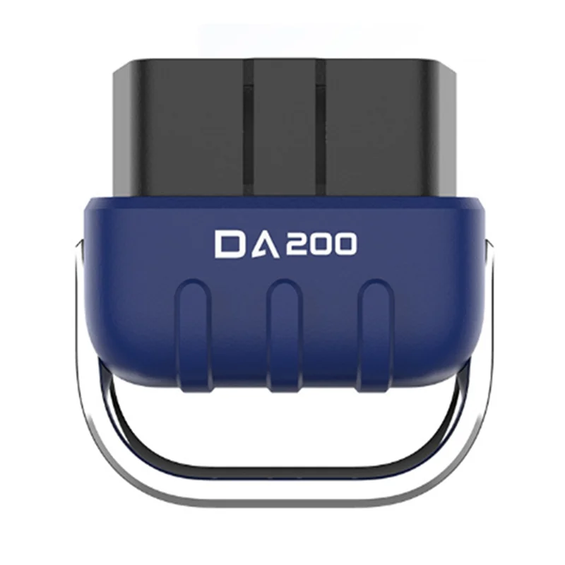DA200 Auto OBD II Read Card Tool BLE Bluetooth 4.0/5.4 Support 25K80 Chip Car Diagnostic OBD2 Scanner Free APP Fault Coder-A67F