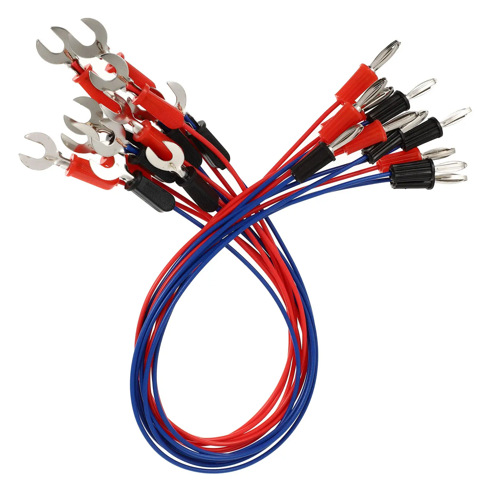 12 pcs Physics Electric Wires Insulated Copper Test Leads For Circuit Experiments Education Lab Electricity Connection view 5