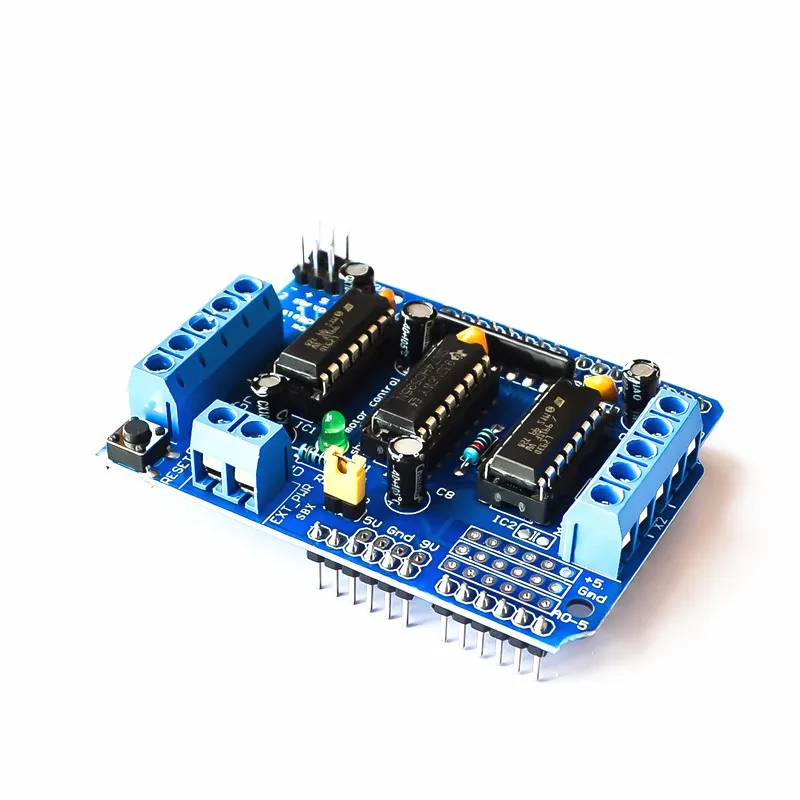 2pcs L293D Motor Driver Shield Expansion Board for Arduino UNO R3 Smart Car Robot DC Stepper Motor Control