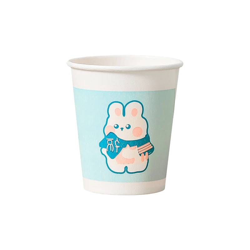 Innovative Disposable Paper Cups - 50-pack, Cute Home Use, Thickened Anti-Scald for Tea, Coffee, Cola - Colorful Design