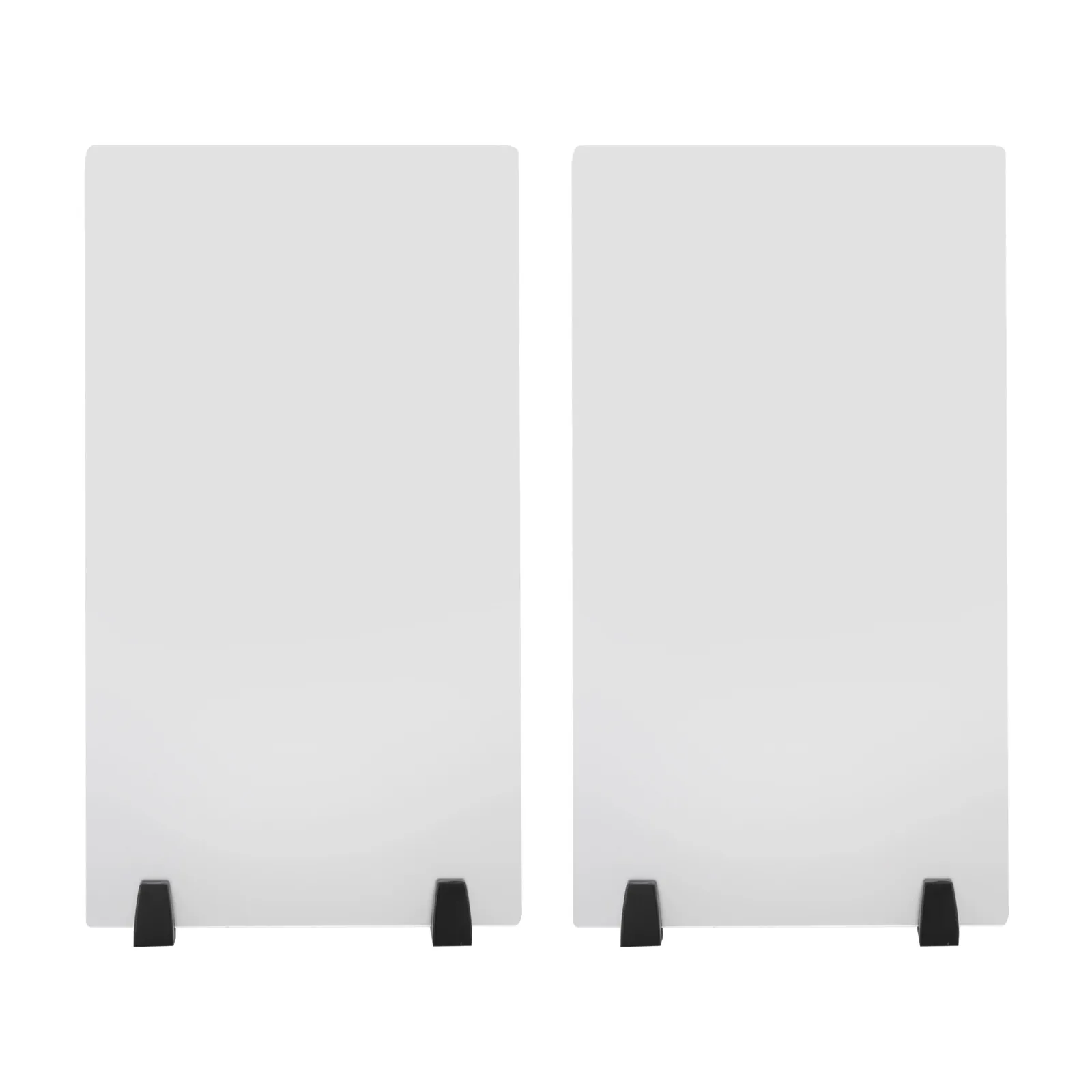 Desk Privacy Panels, 30*18 Inches, 2 Pack, Acrylic, Frosted, For Office, Classroom, Protect Privacy, Easy To Install