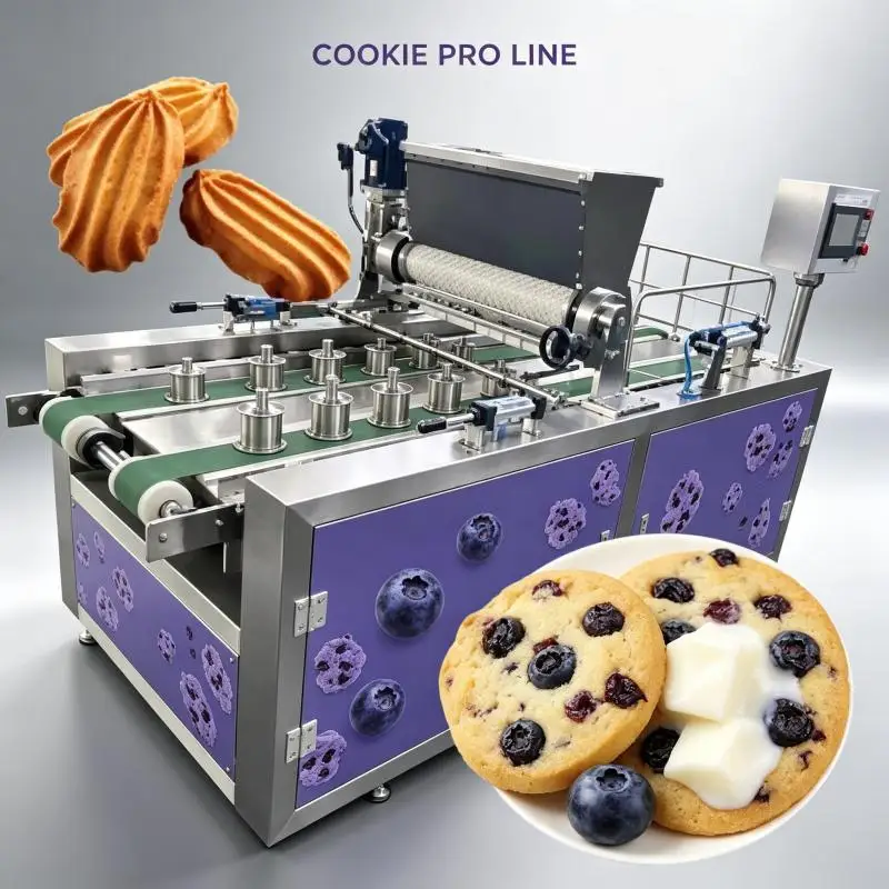 Industrial Cookies Making Machine Automatic Biscuit Forming Equipment Commercial Bakery Food Processing Machine