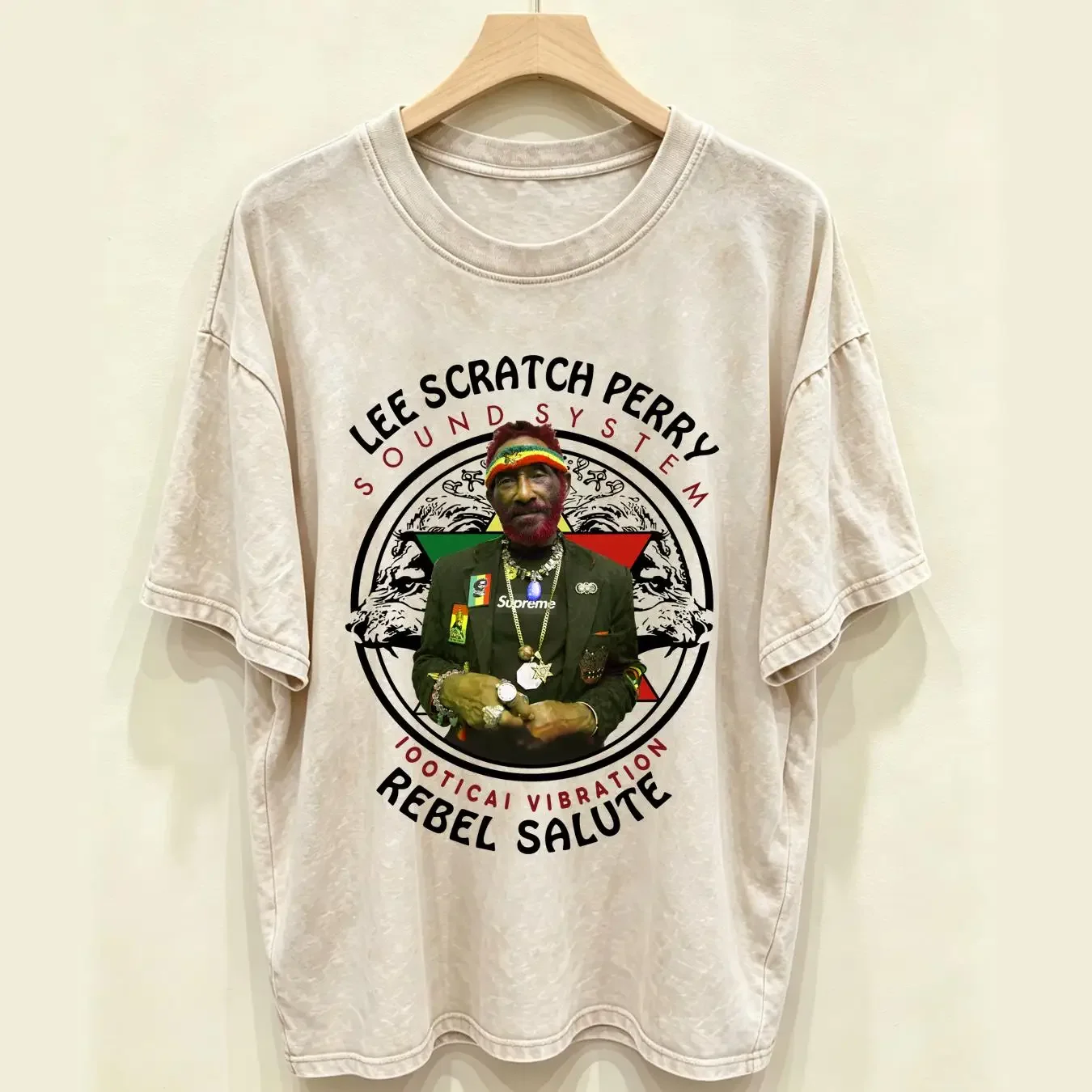 washed T Shirt Reggae Haile Selassie Gregory Isaacs Buju Yellowman Jamaican All sizes long or short sleeves vintage Washed