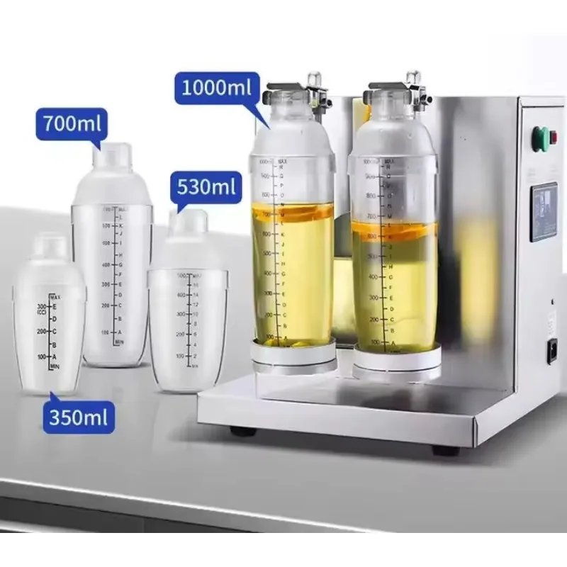 

Automatic stainless steel beverage mixer fruit tea foam stirring shaking equipment with food disinfection machine