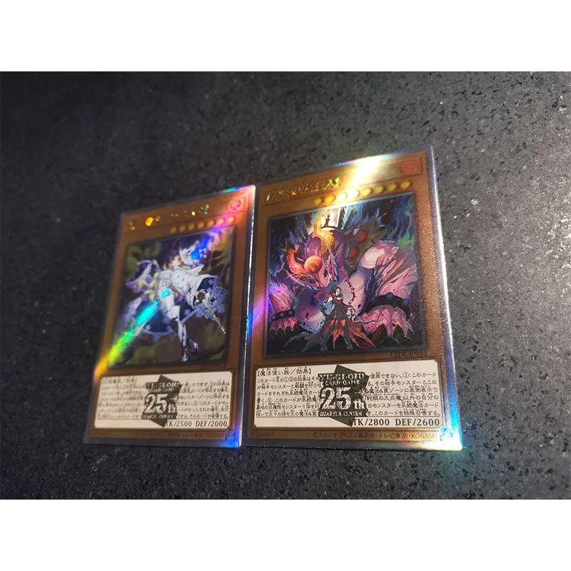 Yu-Gi-Oh Collectible Cards Boys Games Toys Table Games Birthday Gifts DIY Anime Ultimate Dragon Mana Kisara Premium Flash Card