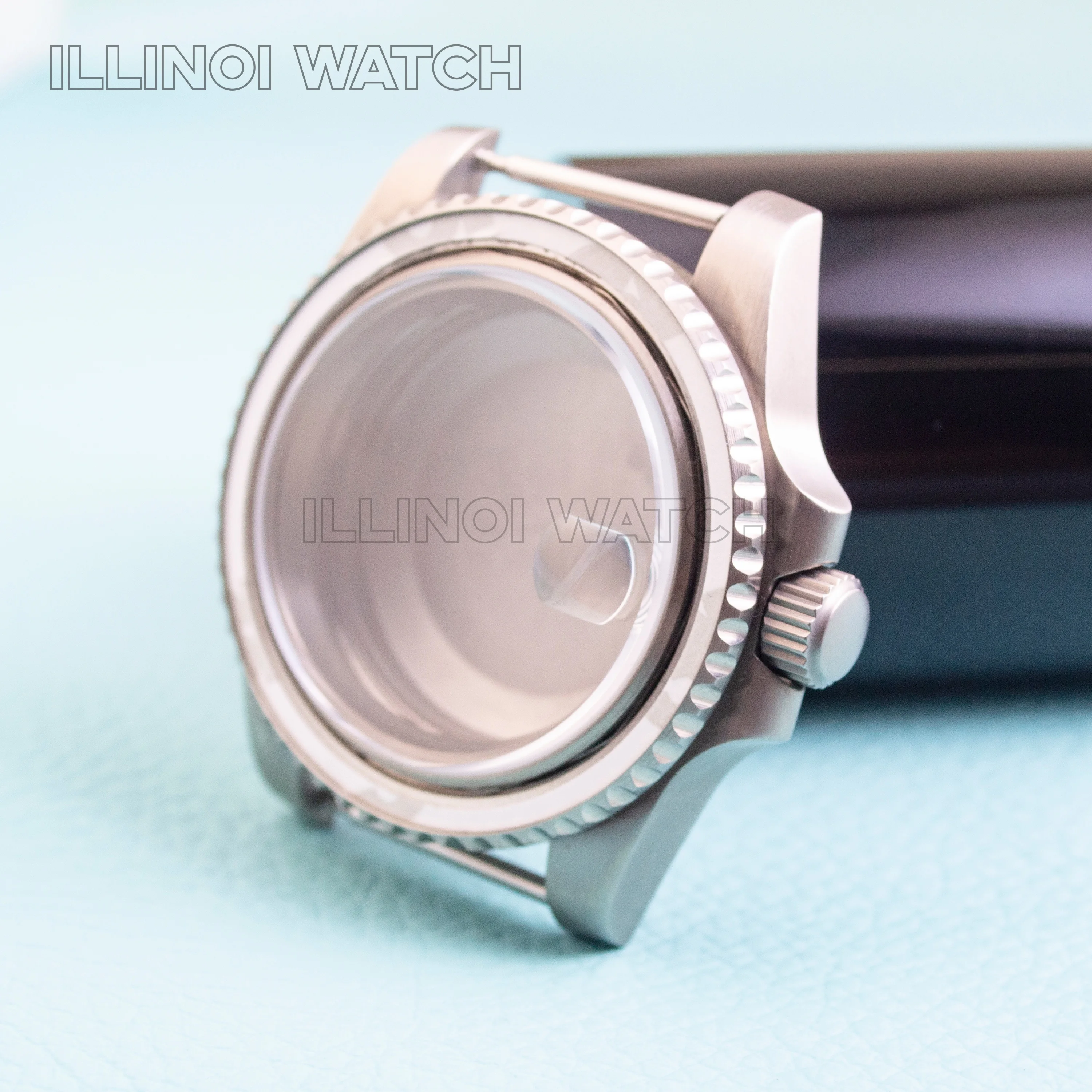40mm Titanium Watch Case NH35A Case 10ATM Waterproof Sapphire Glass For NH35A NH36 Movement SUB GMT 20mm Watch Case Parts
