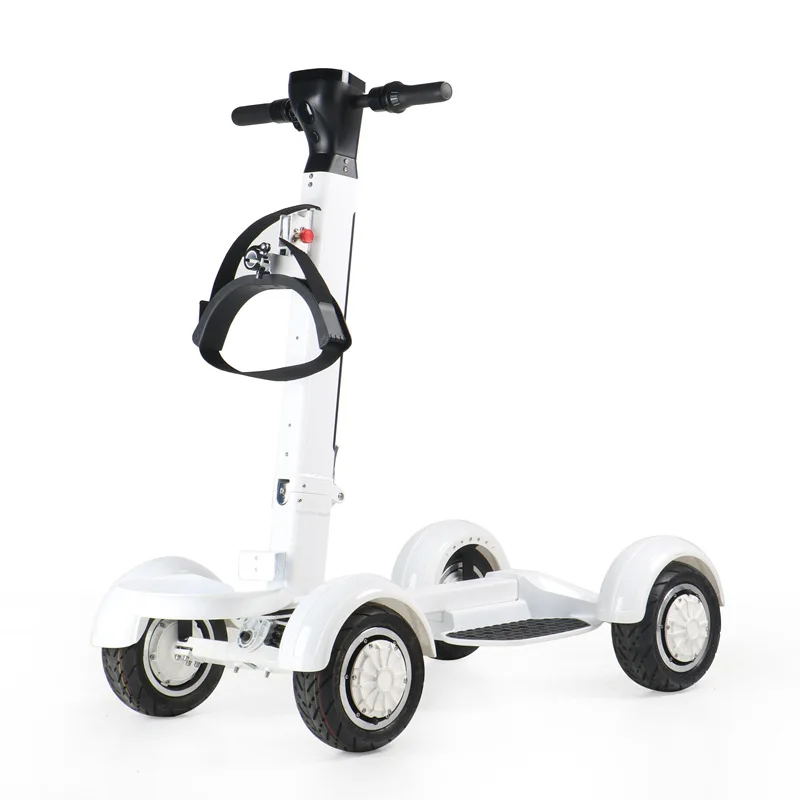 Factory direct sales folding golf four-wheel scooter electric dual-drive high-power lawn outdoor transportation sightseeing car