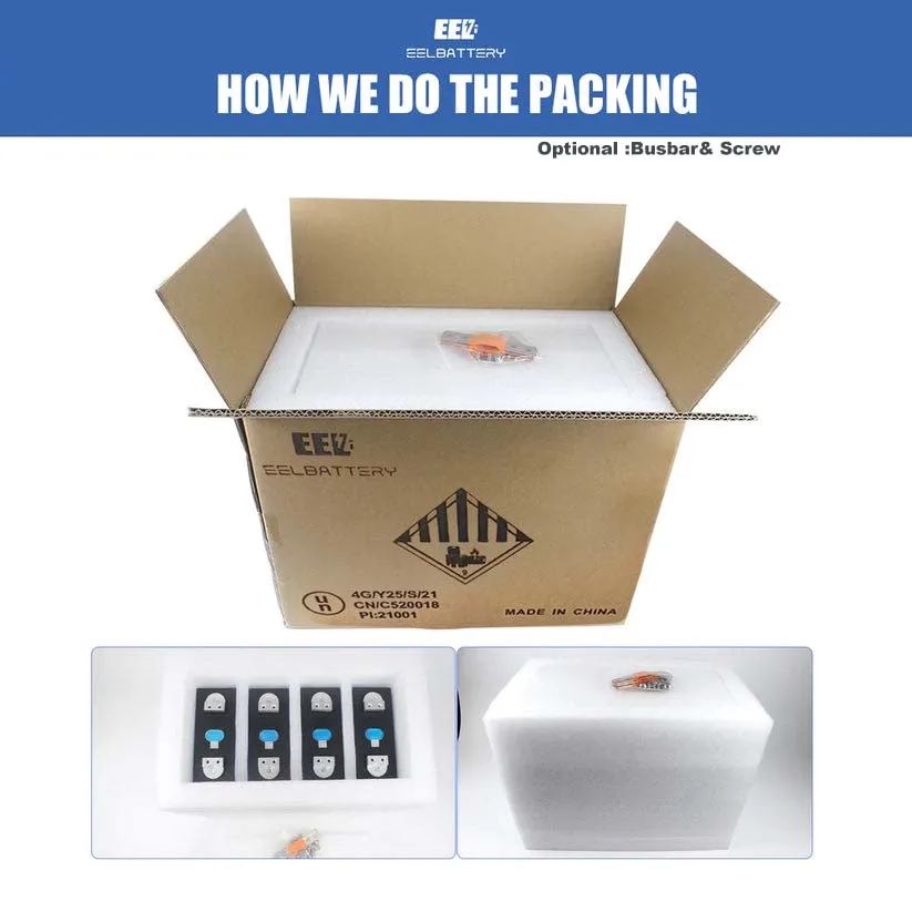 EU Pre-Order EVE 3.2V 334Ah LiFePO4 Cell LF334 EVE Super Dual Hole Studs Grade A Prismatic New Studs Cells DDP Shipping LF334 - view 5