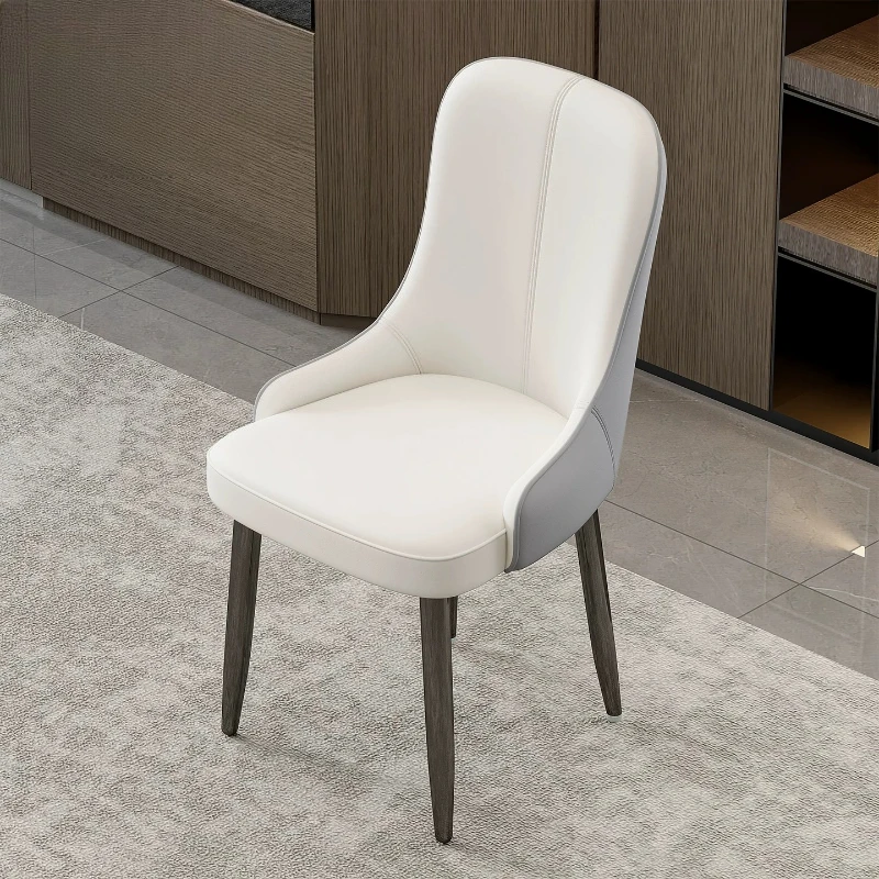 

Italian Style Upholstered Dining Chair, Soft Backrest Seat for Kitchen & Restaurant, Creative Home Decor Accent