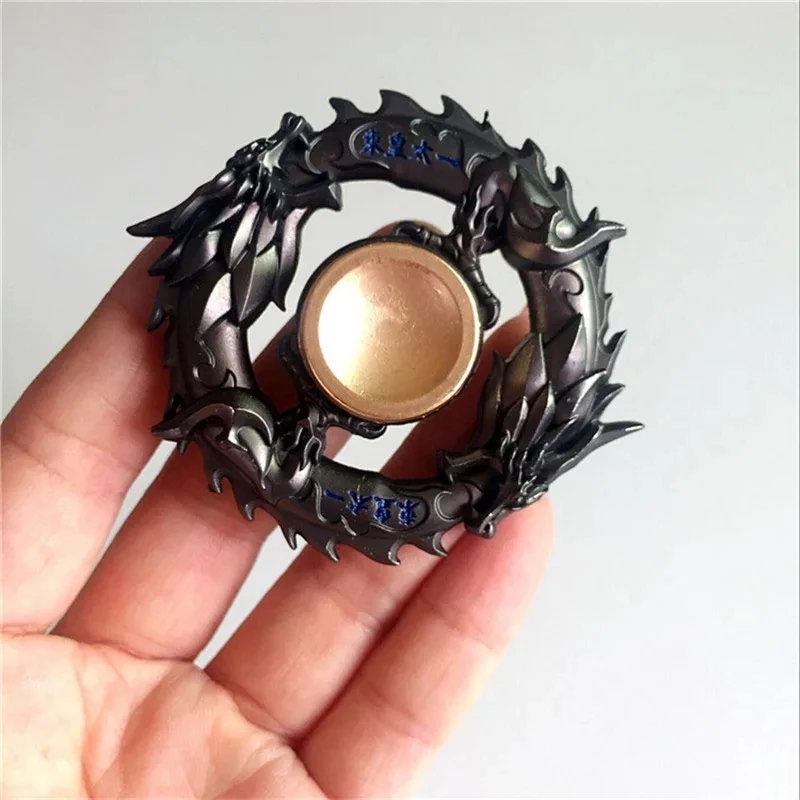 Cool Dragon Metal Fidget Spinner Gyro ze stopu cynku Obrotowy EDC Spinner ręczny do autyzmu i ADHD Focus Stres Fingertip Gyro